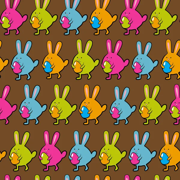 Conejos de Pascua — Vector de stock