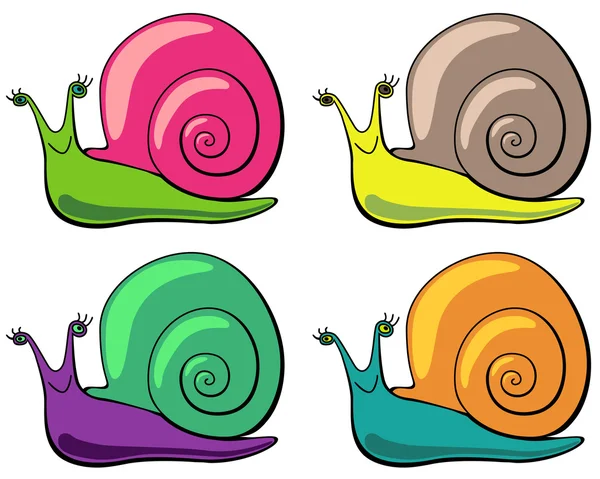 Escargots — Image vectorielle