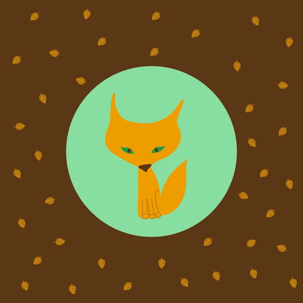 Petit renard — Image vectorielle
