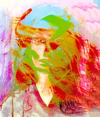 kağıt üzerine pastel