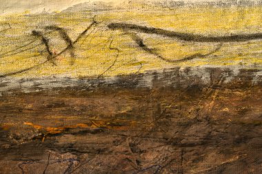 Tuval üzerinde soyut