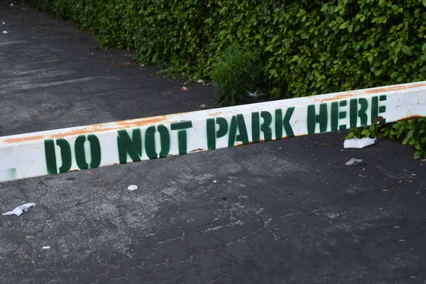 Geen Parkeergelegenheid Overal Privé Eigendom — Stockfoto