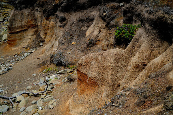 Famous Pismo Beach Erosion California Coast Northern California Stock Picture