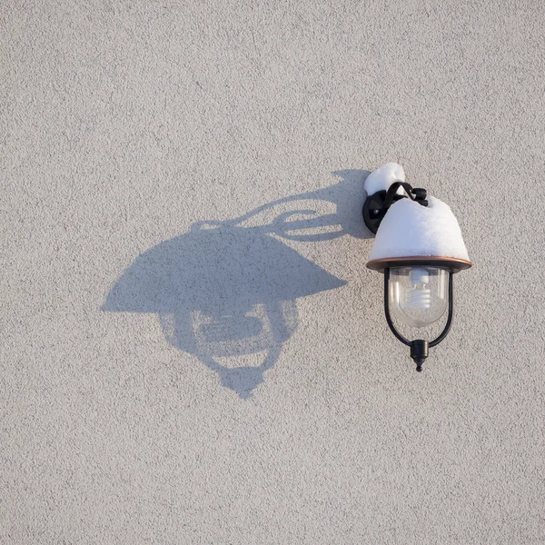 Lampe und Schatten — Stockfoto