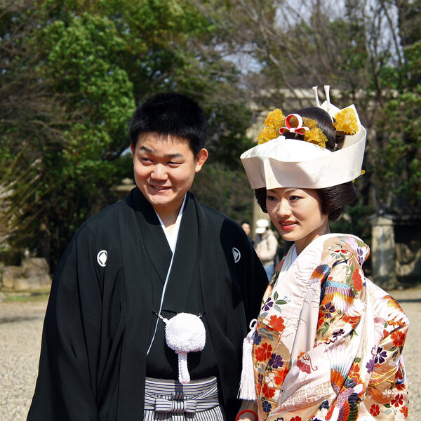 Married japanese couple