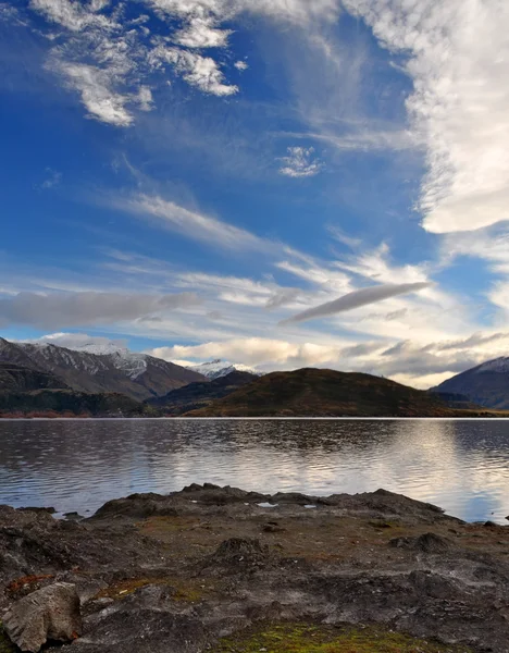 Zamontować aspirujących panoramy pionowe, otago, Nowa Zelandia — Zdjęcie stockowe