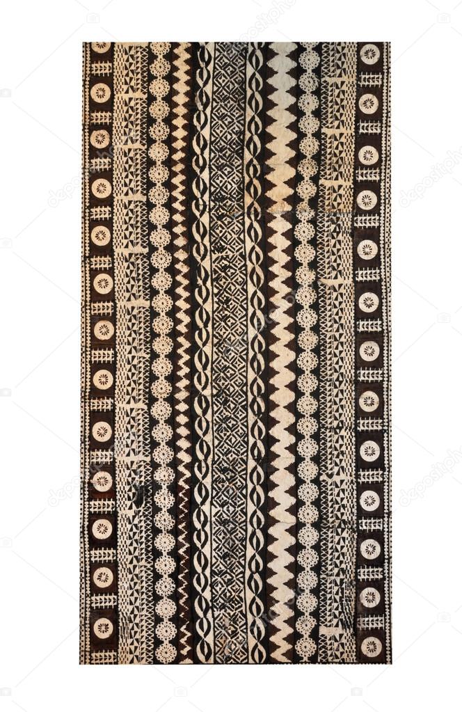 Fiji Traditional Woven Tapa Cloth