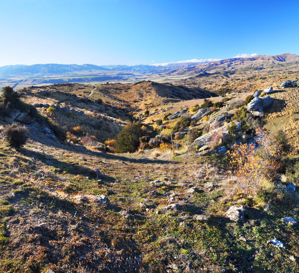 Bendigo High Country Farm Panorama, Отаго, Новая Зеландия
