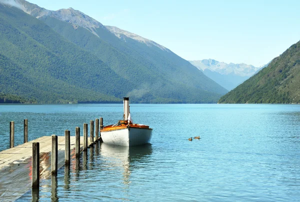 Lake Rotoiti, Nelson Lakes District, Nova Zelândia — Fotografia de Stock