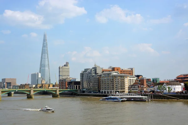 The Shard Building & Thames River, London — Stock Photo, Image