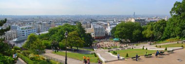 monmatre tepesinden Paris Panoraması
