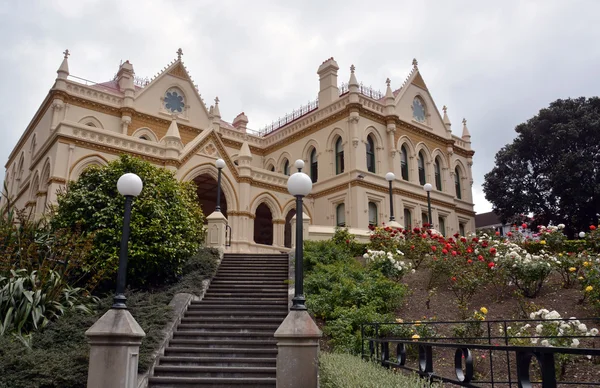 Здание парламентской библиотеки Веллингтона, Новая Зеландия — стоковое фото