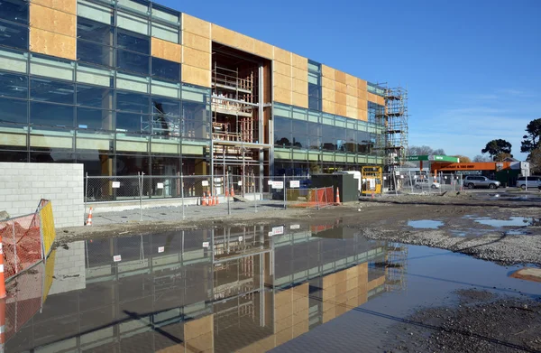 Reconstruction du tremblement de terre à Christchurch - blocs de bureaux de la rue Victoria — Photo