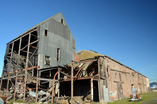 Historic Wood's Flour Mill Awaits Renovation — Stock Photo, Image