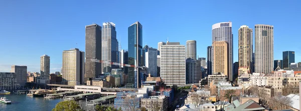 Sydney şehir manzarası panorama, Avustralya. — Stok fotoğraf