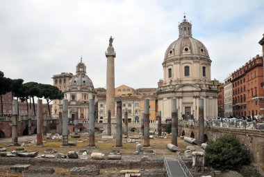 Roma Forumu piazza foro Elvetia, rome, İtalya
