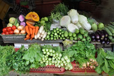 ben tanh Market, ho chi minh city sebze durak.