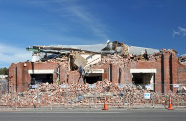 Christchurch deprem - yok Tuğla Fabrikası