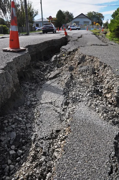 Aardbeving in Christchurch - 5000 huizen veroordeeld — Stockfoto