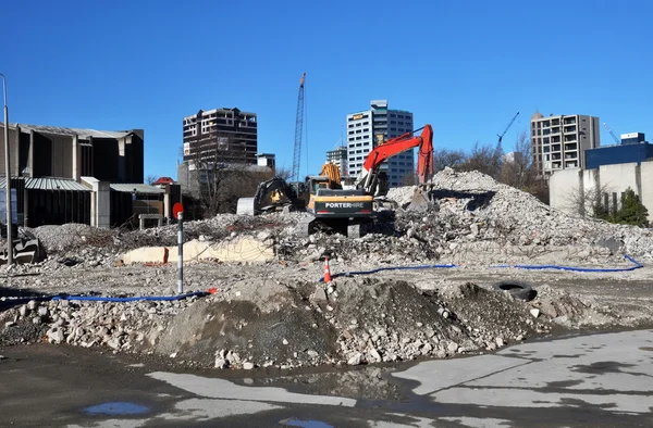 The Remains of the Park Royal Hotel, Christchurch Nuova Zelanda — Foto Stock