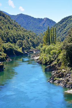 görkemli buller nehrin Batı Yakası buller gorge girer.