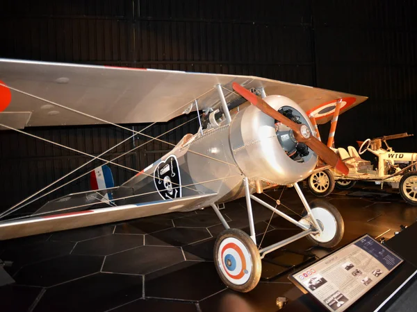 Blenheim New Zealand April 2022 Restored Nieuport Wwi Biplane Aircraft — стоковое фото