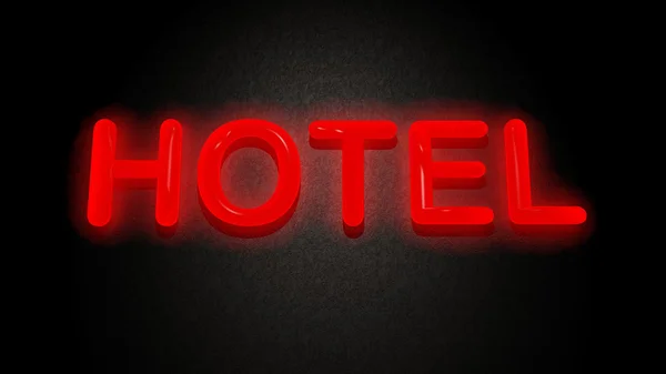 Hotel sign — Stock Photo, Image