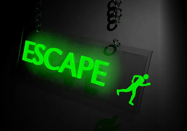 Escape concept — Stock Photo, Image