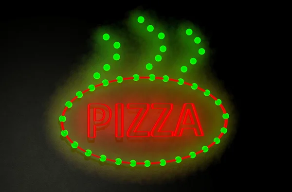 Segno di pizza — Foto Stock