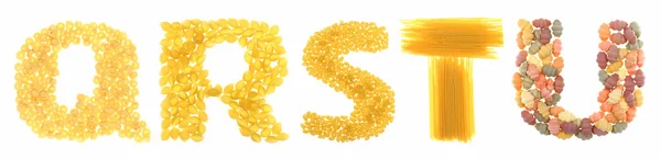 Pasta letters — Stock Photo, Image
