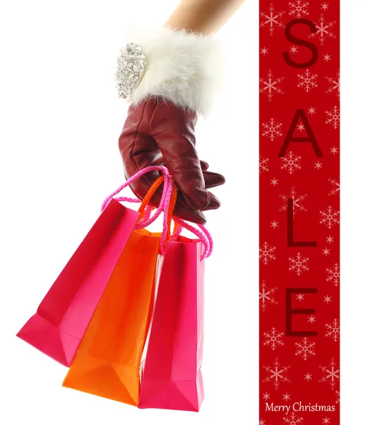 Christmas shopping bags — Stock Photo, Image