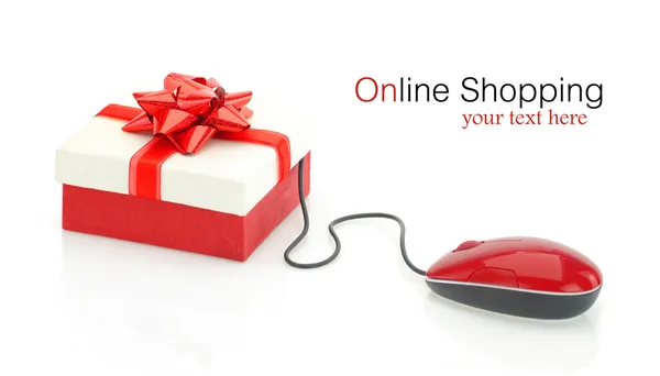 Shopping online Fotografia Stock