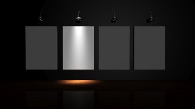 öne çıkarın. Işıklı Tuval duvar Galeri