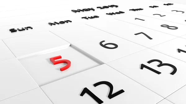 Az ünnepnapokat tartalmazó naptárat. Húsvéti 2013 — Stock Fotó