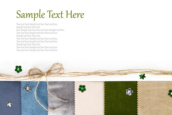 Banner textil con espacio de copia — Foto de Stock