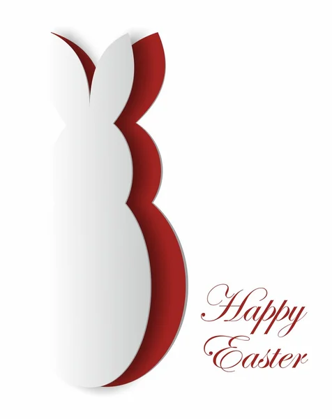 Carta carta coniglietto di Pasqua — Foto Stock