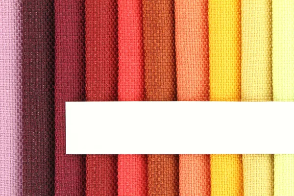 Color background of fabric samples — Stock Photo, Image