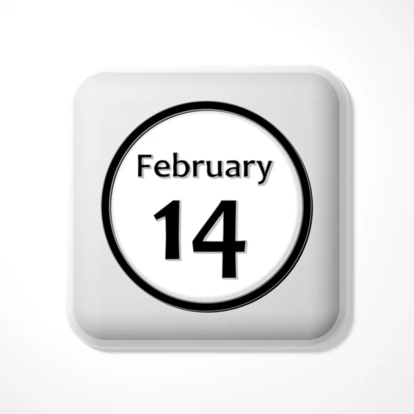 De dag van Valentijnskaarten pictogram — Stockfoto