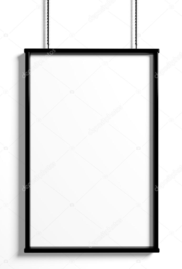 Empty frame on the wall