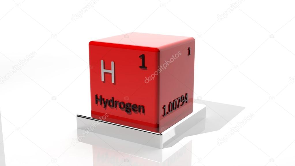 Hydrogen, 3d chemical element of the periodic table