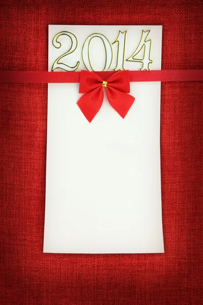 Feliz año nuevo tarjeta de felicitación — Foto de Stock