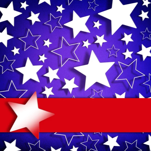 Vörös zászló csillag háttér — Stock Fotó
