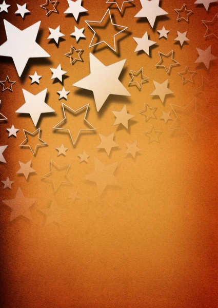 Stars on vintage grunge background — Stock Photo, Image