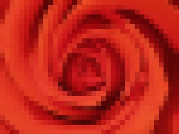 Astratto sfondo pixel rossi — Foto Stock