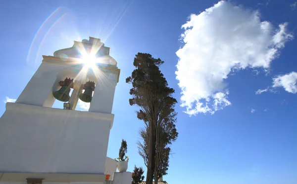Vlacherna Manastırı çan kulesi — Stok fotoğraf