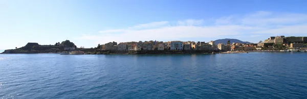 Panoramic view of Corfu (the old town) — Stock Photo, Image