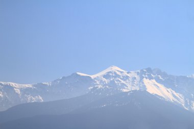 kar Yunanistan tarafından kapsanan olympus Dağı