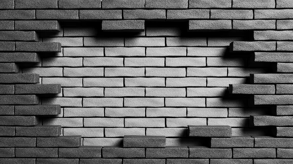 Dinding ganda, Representasi jalan buntu — Stok Foto