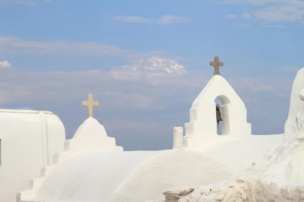 Igreja clássica da ilha de Mykonos na Grécia — Fotografia de Stock