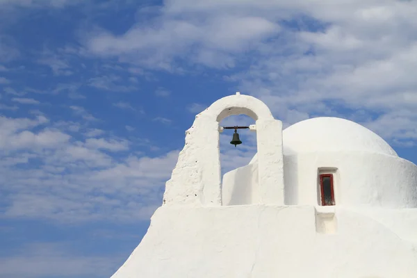 Iglesia clásica de la isla de Mykonos en Grecia — Foto de Stock